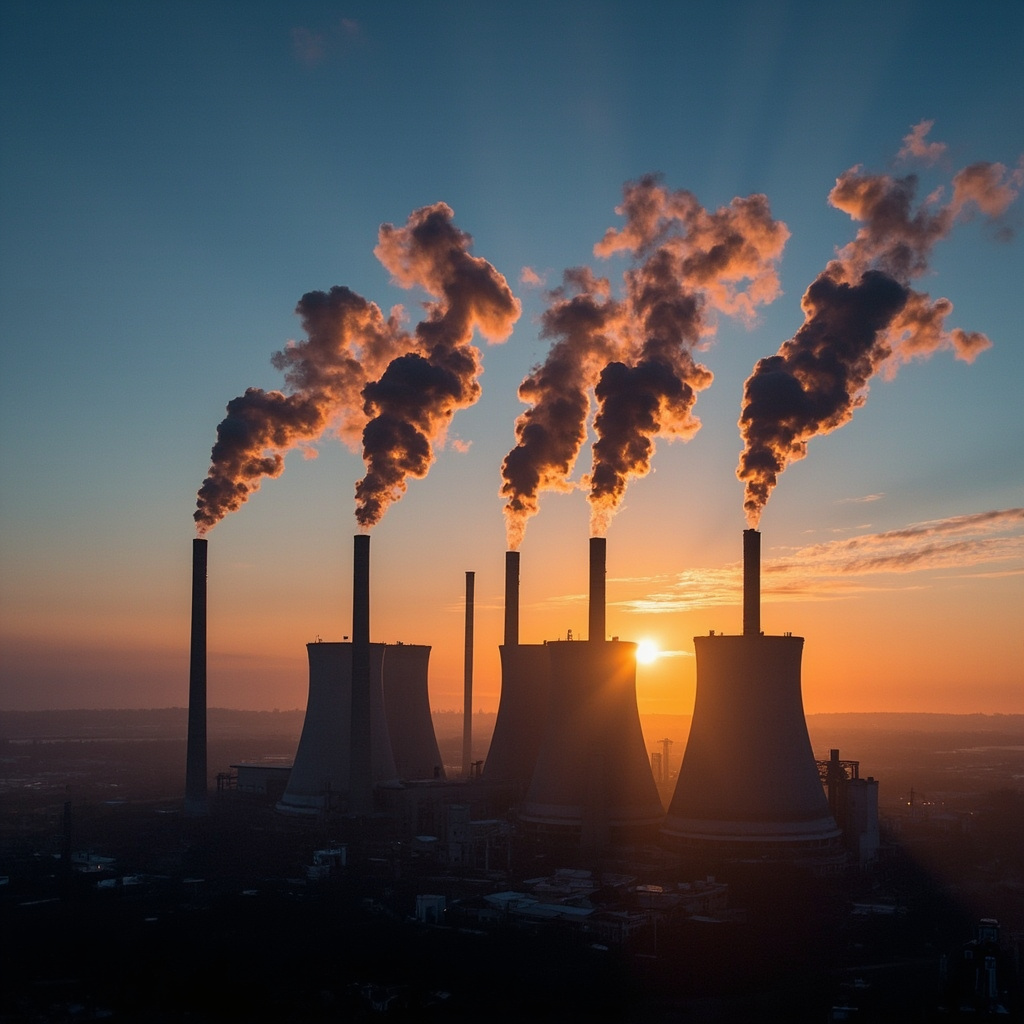 Coal power plant pollution China